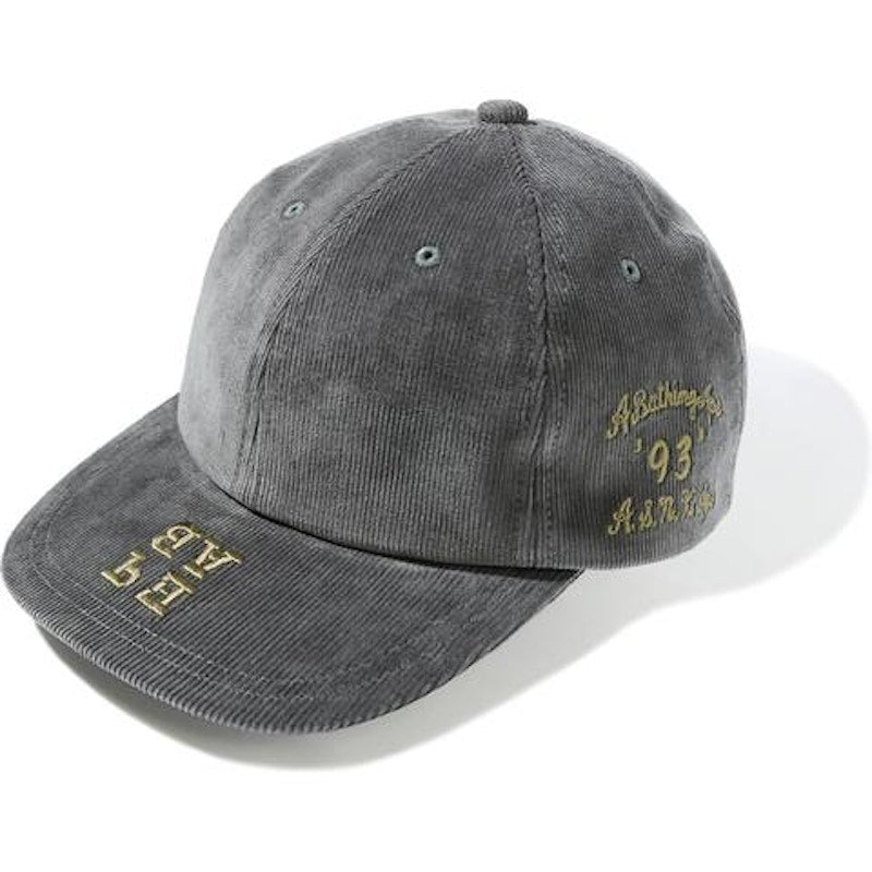 BAPE Corduroy Panel Cap Gray