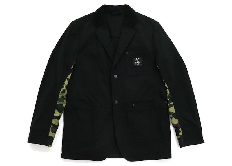 BAPE Cotton Duck Tailored Jacket Black