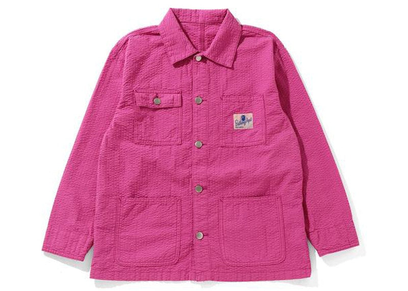 BAPE Coverall Womens Jacket Pink
