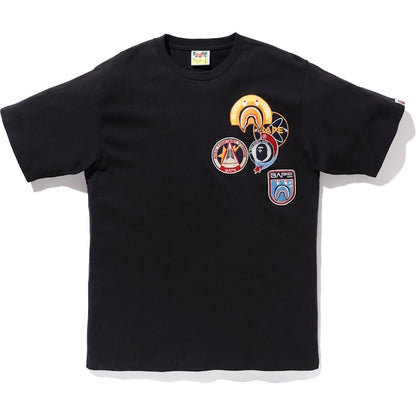 BAPE Crazy Patch Tee Black