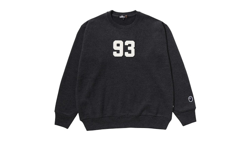 BAPE Crew Neck 4 Sweatshirt Gray