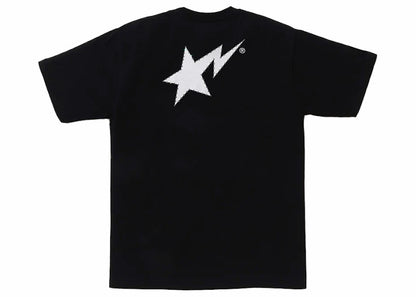 BAPE Crystal Stone Bape Sta Logo Tee Black