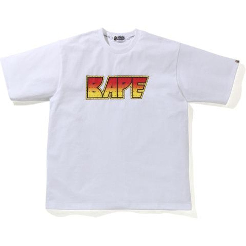BAPE Crystal Stone Relaxed Tee White