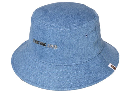 BAPE Denim Bucket Hat Light Indigo