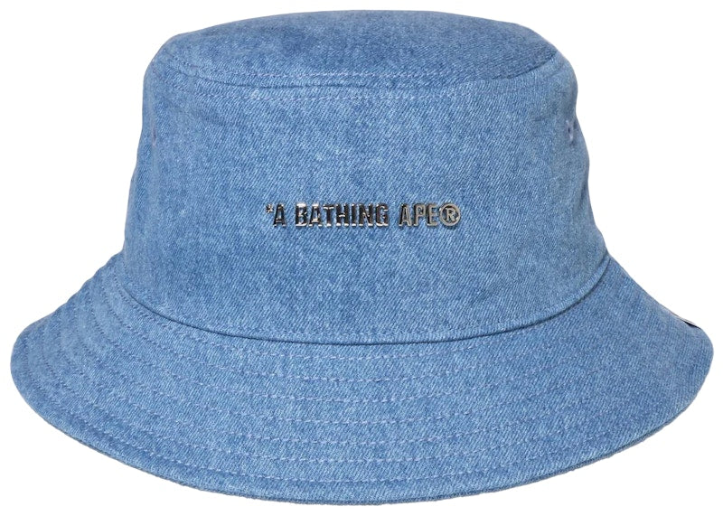 BAPE Denim Bucket Hat Light Indigo