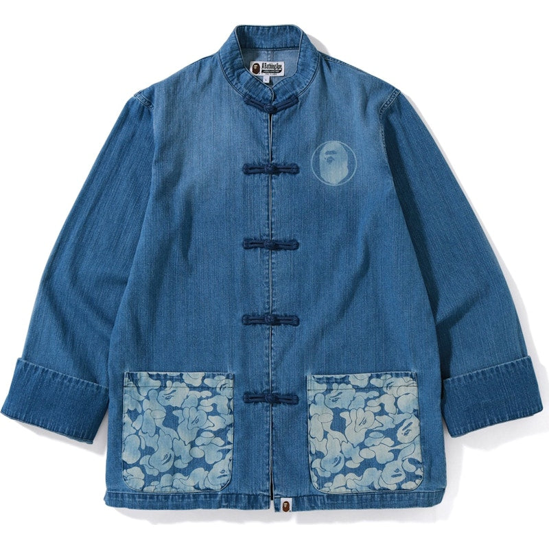 BAPE Denim China Jacket Indigo