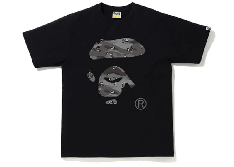 BAPE Desert Camo Ape Face Tee Black/Black