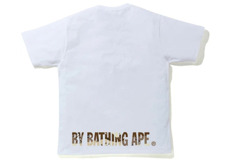 BAPE Desert Camo Ape Face Tee White/Beige