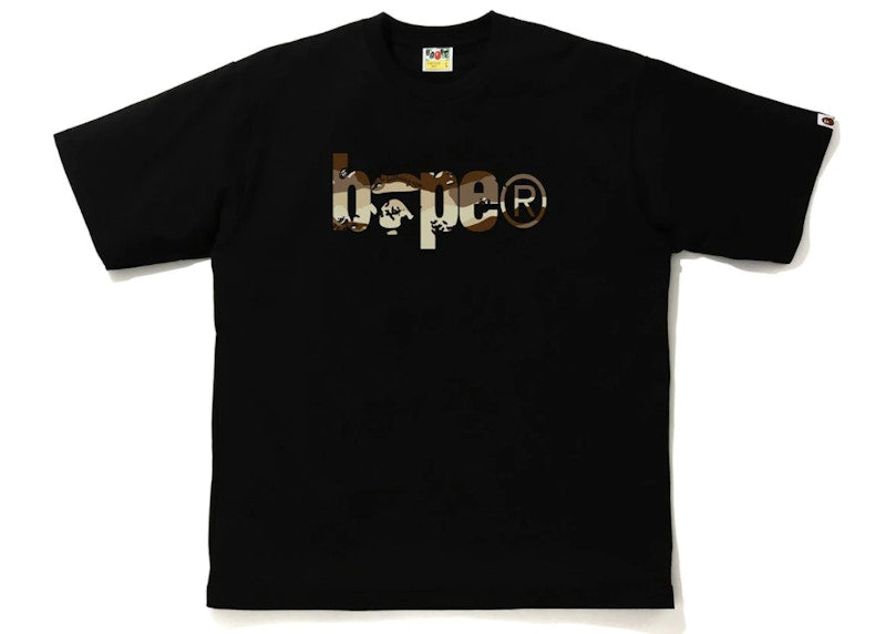 BAPE Desert Camo BAPE Logo RLX Tee Black/Beige