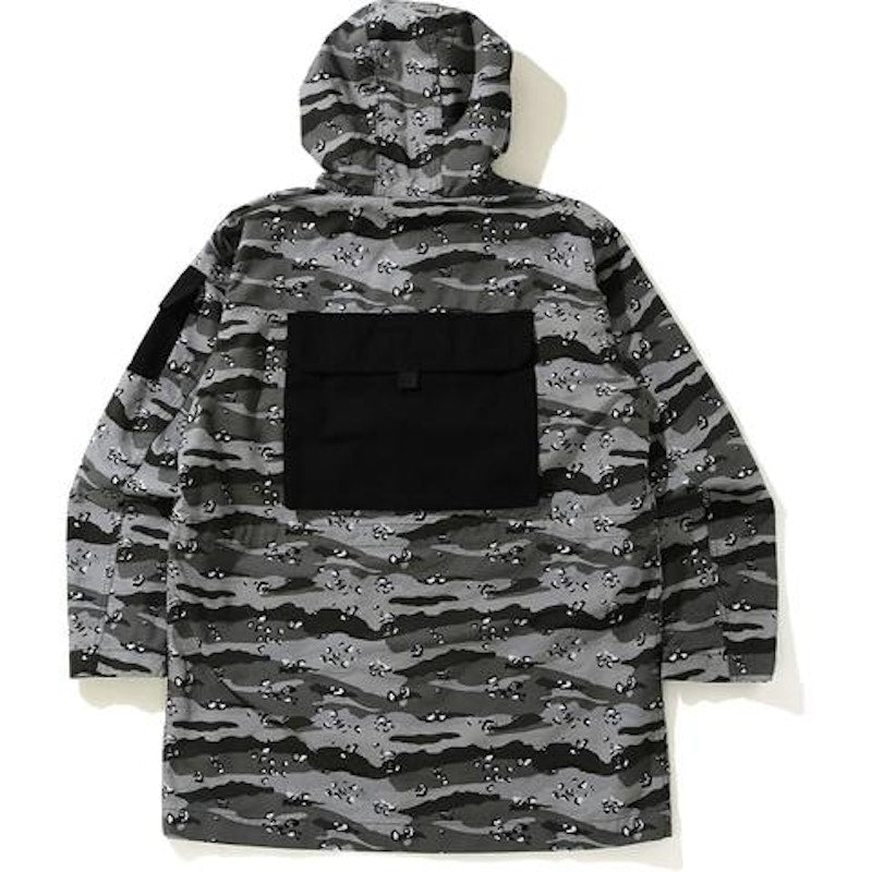 BAPE Desert Camo Loose Fit Military Jacket Black