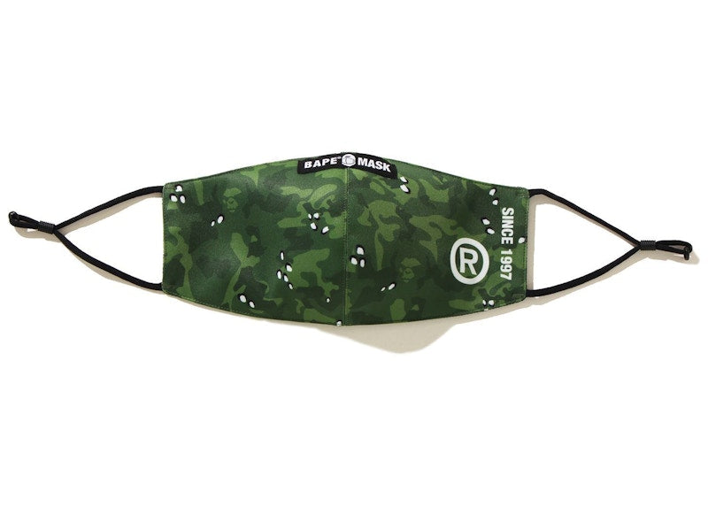 BAPE Desert Camo Mask Green