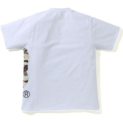 BAPE Desert Camo Side Big Ape Head Tee White/Beige