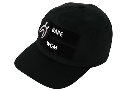 BAPE Detachable Shark Patch Panel Cap Black