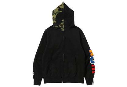 BAPE Detatchable Shark Full Zip Hoodie Black