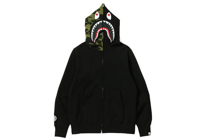 BAPE Detatchable Shark Full Zip Hoodie Black