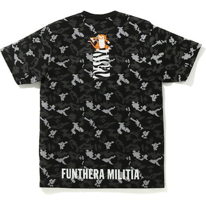 BAPE Digital Camo Tiger Tee Black