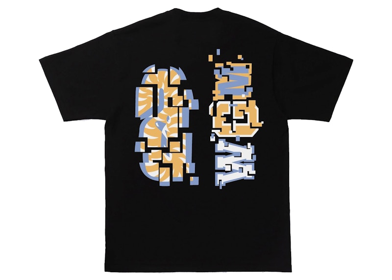 BAPE Digital Shark Tee Black