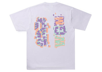 BAPE Digital Shark Tee White