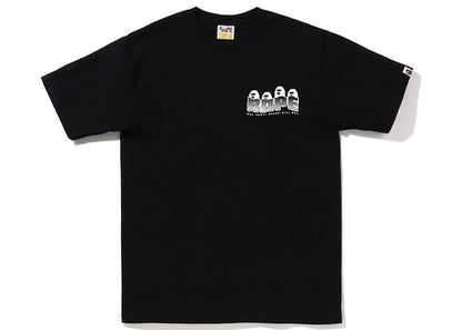 BAPE Distortion Tee Black Black