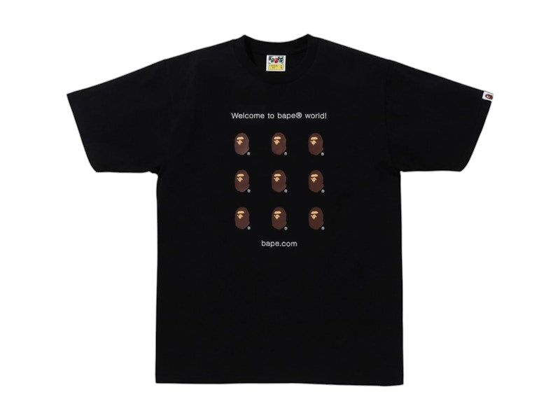 BAPE Dot Com Tee Black