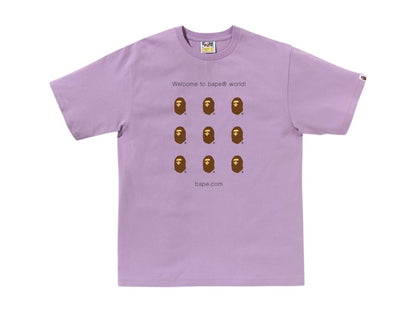 BAPE Dot Com Tee Purple