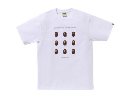 BAPE Dot Com Tee White