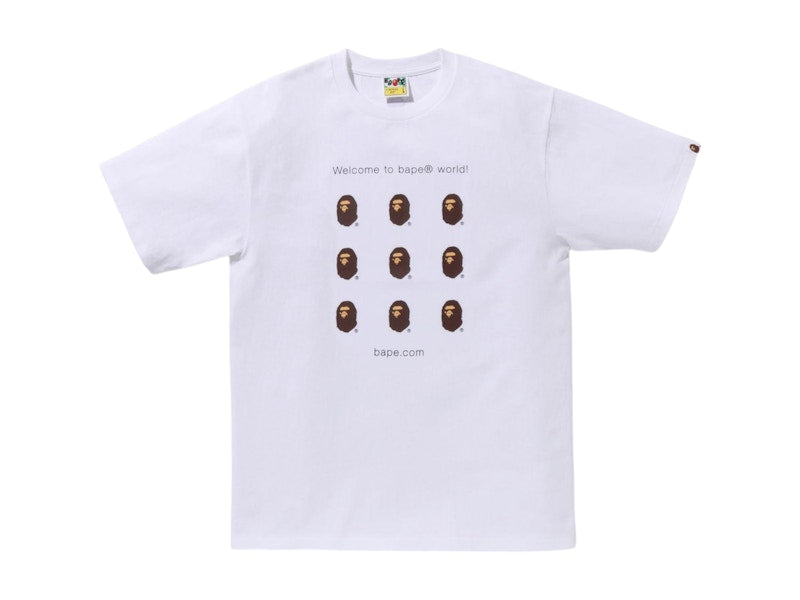 BAPE Dot Com Tee White