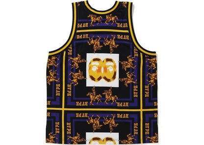 BAPE Double Ape Head Basketball Tank Top Black