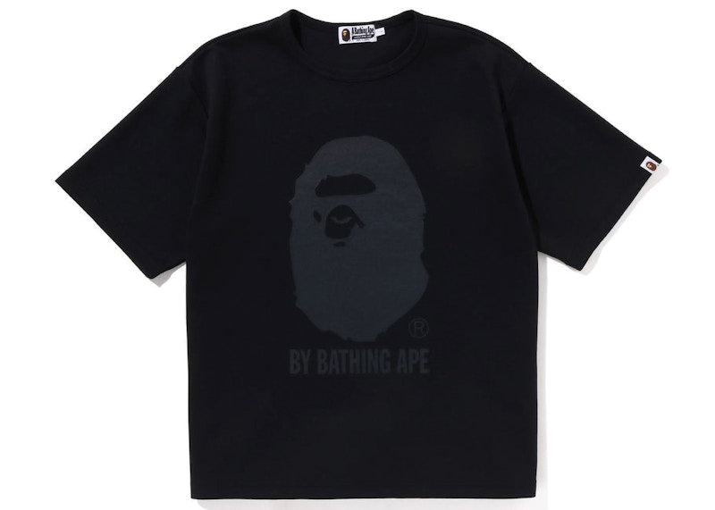 BAPE Double Knit Ape Head Relaxed Fit Tee Black