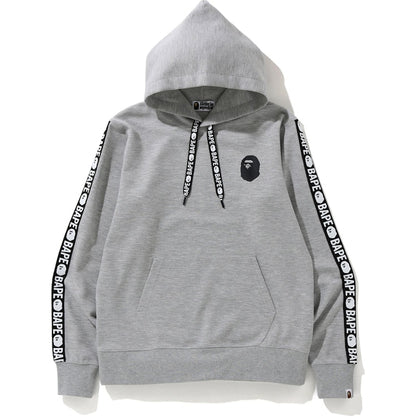 BAPE Double Knit Wide Pullover Hoodie Grey