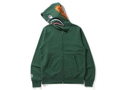 BAPE Double Side Shark Full Zip Hoodie Green
