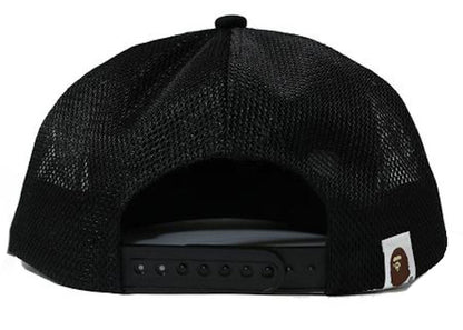 BAPE Double Visor Mesh Snapback Cap Black