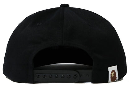 BAPE Double Visor Milo Snapback Cap Black
