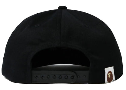 BAPE Double Visor Shark Snapback Cap Black