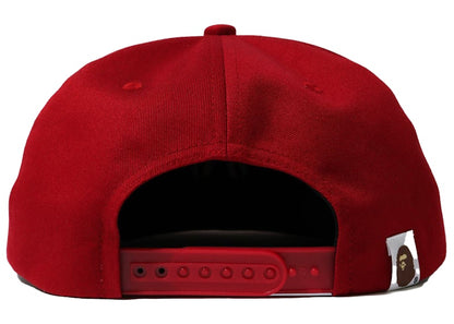 BAPE Double Visor Shark Snapback Cap Red