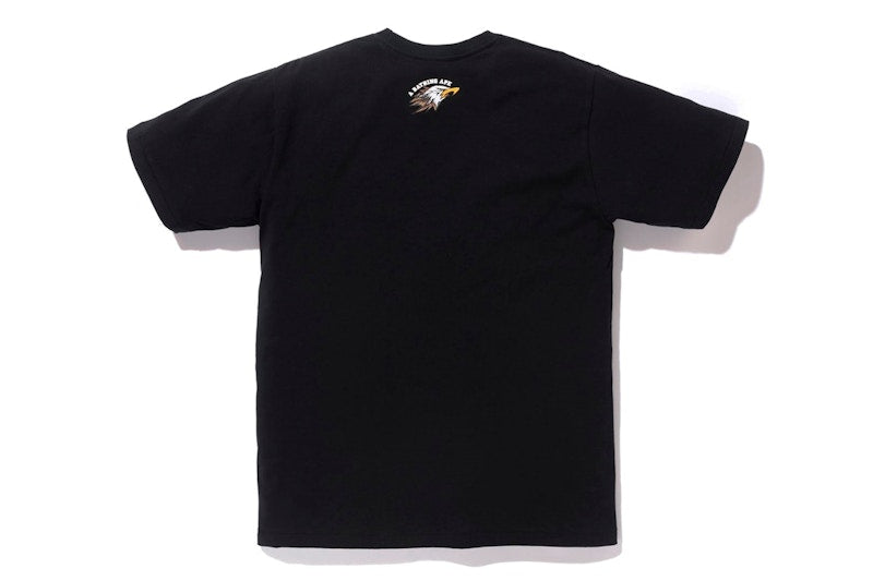 BAPE Eagle College Tee Black