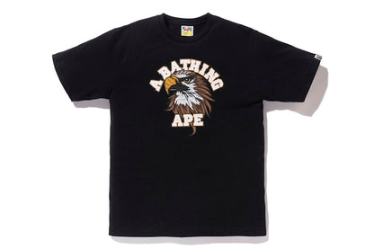 BAPE Eagle College Tee Black