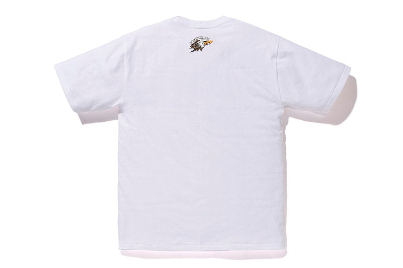 BAPE Eagle College Tee White