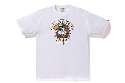 BAPE Eagle College Tee White