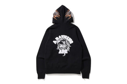 BAPE Eagle Full Zip Hoodie Black