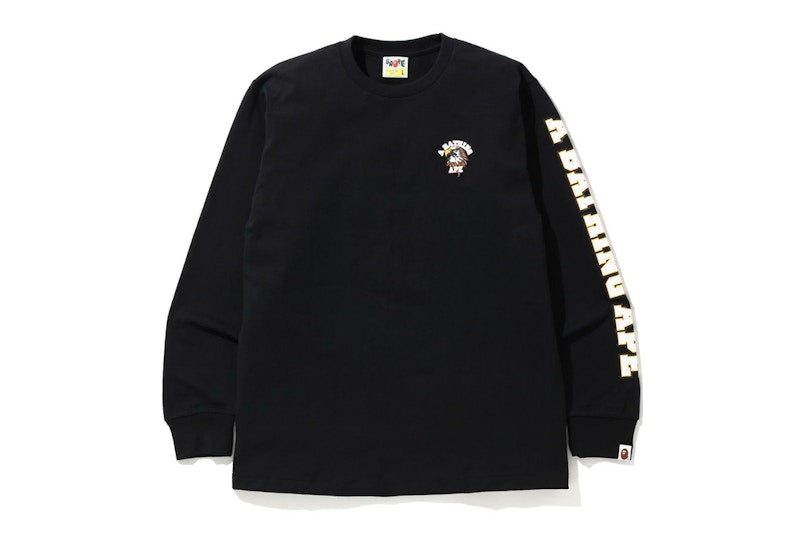 BAPE Eagle LS Tee Black