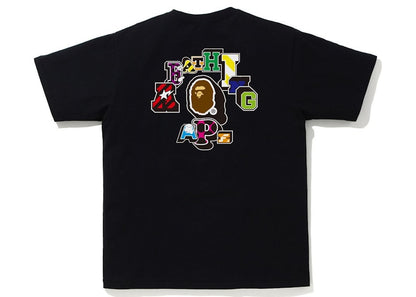 BAPE Emblem Tee Black