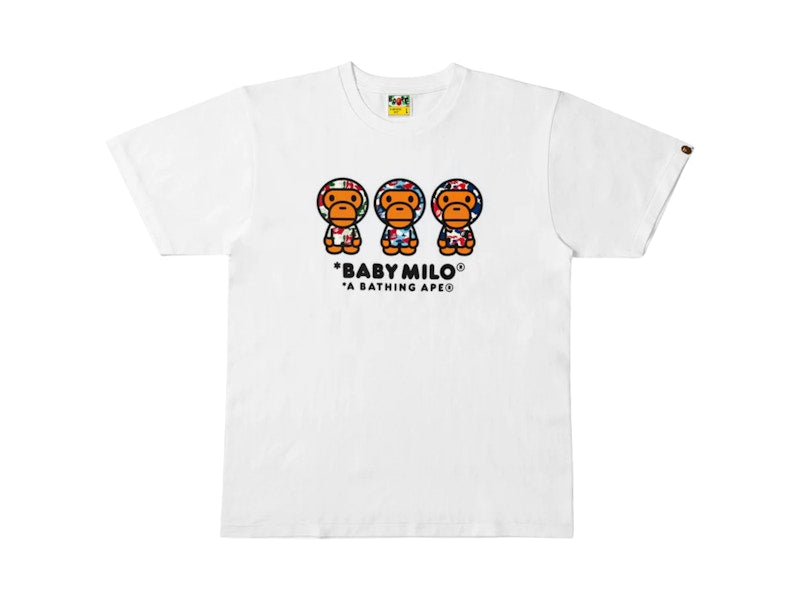 BAPE EU Camo Baby Milo Tee (FW25) White