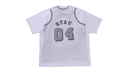 BAPE Fake Print Relaxed Fit Tee White