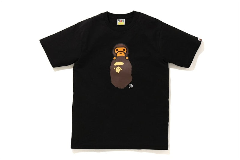 BAPE Family Bag Milo On Apehead T-shirt Black