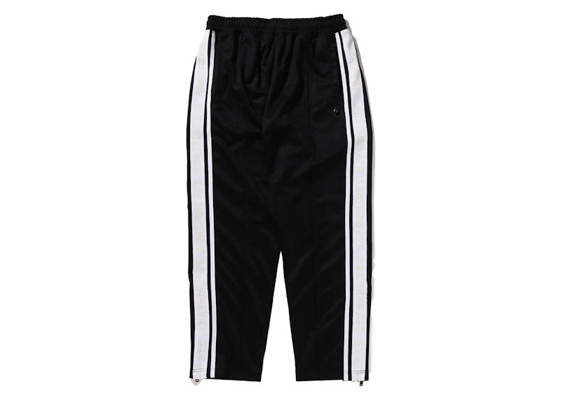 BAPE Fans Scarf Track Pants Black