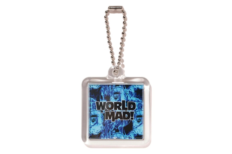 BAPE Flame Keychain Blue