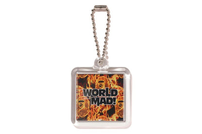 BAPE Flame Keychain Orange