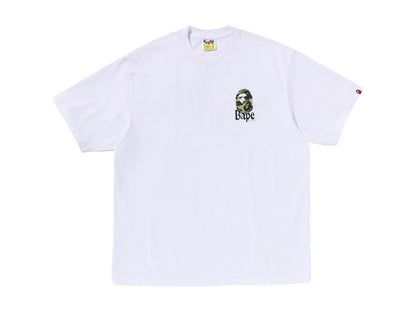 BAPE Flora Ape Head Relaxed Fit Tee White