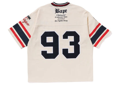 BAPE Football Jersey Ivory
